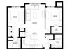 2 Bedroom Floor Plan